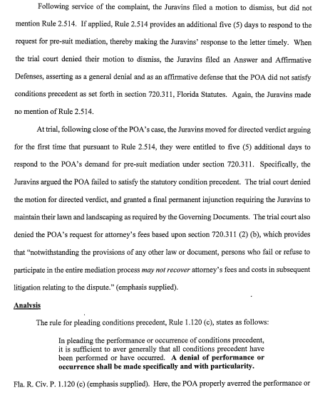 PAGE 4
In the circuit court, fifth judicial circuit, lake county, Florida appellate division 