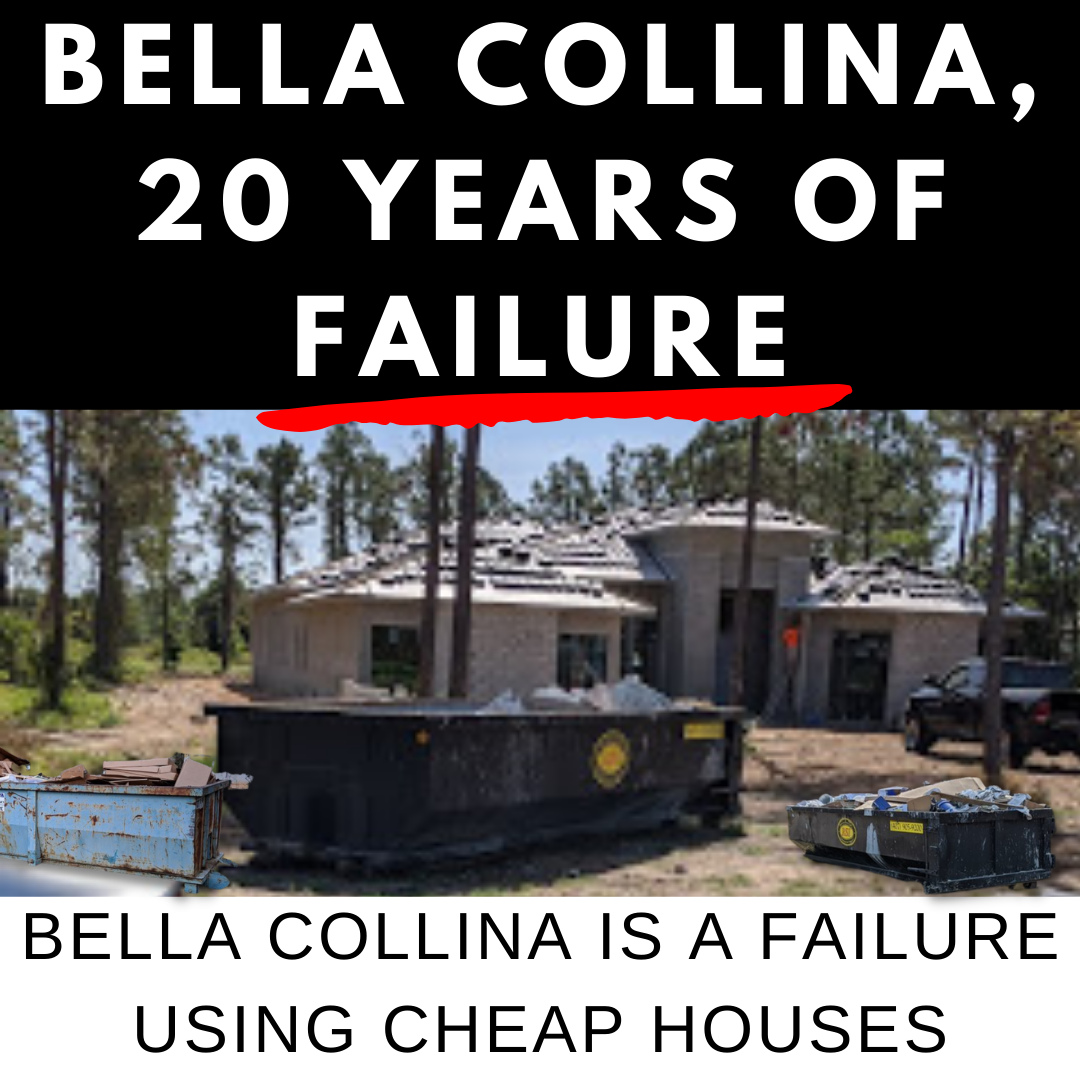 Bella Collina, 20 years of failure