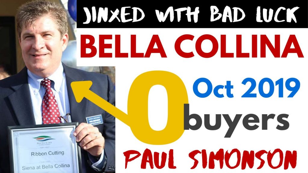 Dwight Schar’s Bella Collina Homes or Condos – Zero Sales in October