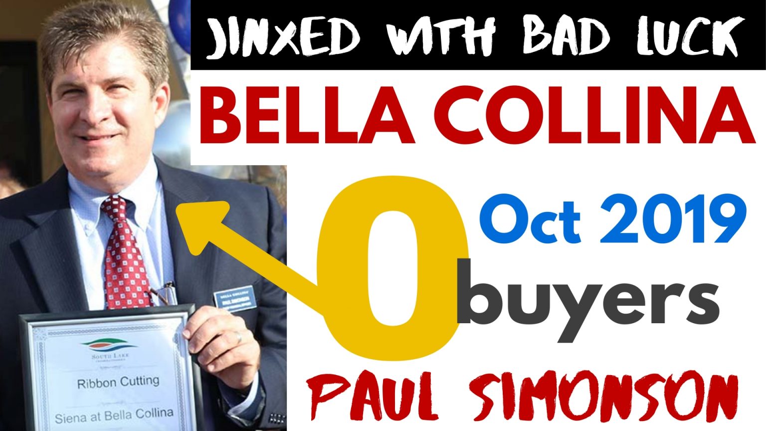 Dwight Schar’s Bella Collina Homes or Condos – Zero Sales in October