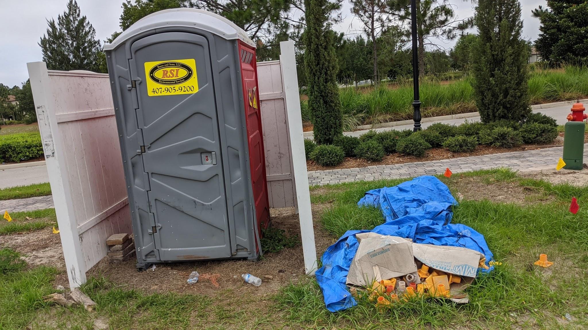 Ugly toilets on Bella Collina streets year-round