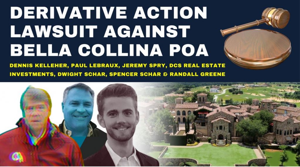 Derivative action lawsuit against Bella Collina